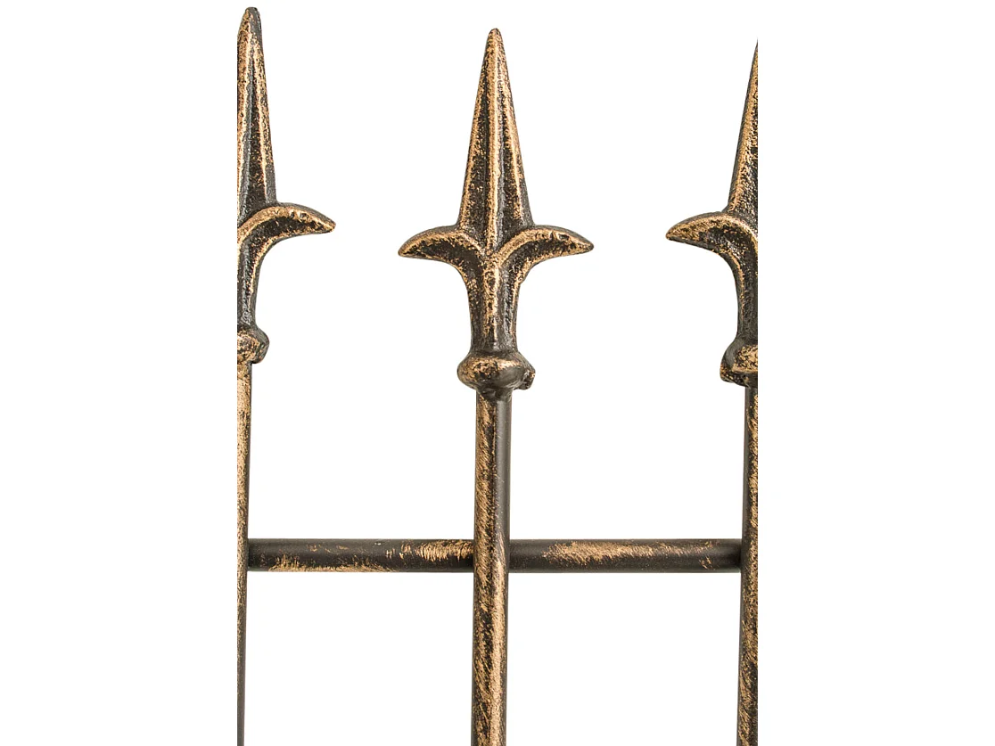 Lot de 2 treillis métal bronze 50 x 0.7 x 100 cm 10_0003832