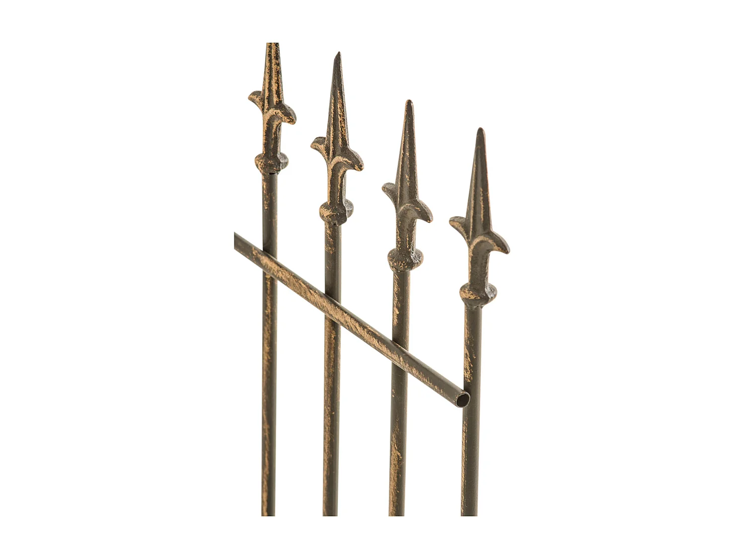 Lot de 2 treillis métal bronze 50 x 0.7 x 100 cm 10_0003832