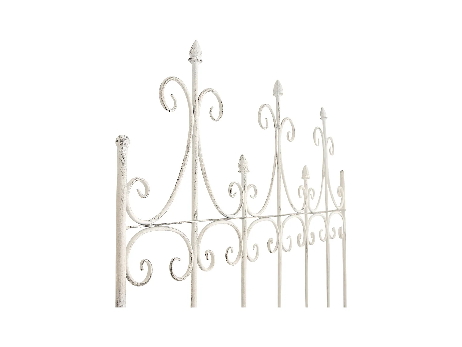 Treillis de jardin support métal blanche 100 x 1.5 x 150 cm 10_0003878