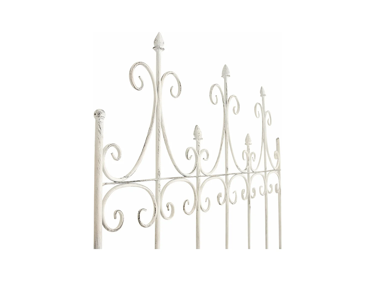 Treillis de jardin support métal blanche 100 x 1.5 x 150 cm 10_0003878