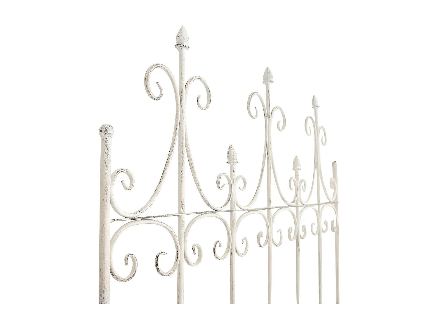 Treillis de jardin support métal blanche 100 x 1.5 x 150 cm 10_0003878