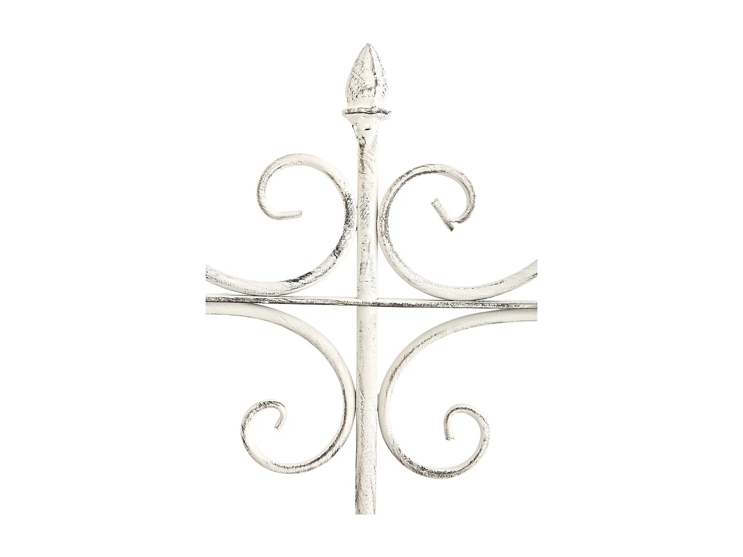 Treillis de jardin support métal blanche 100 x 1.5 x 150 cm 10_0003878