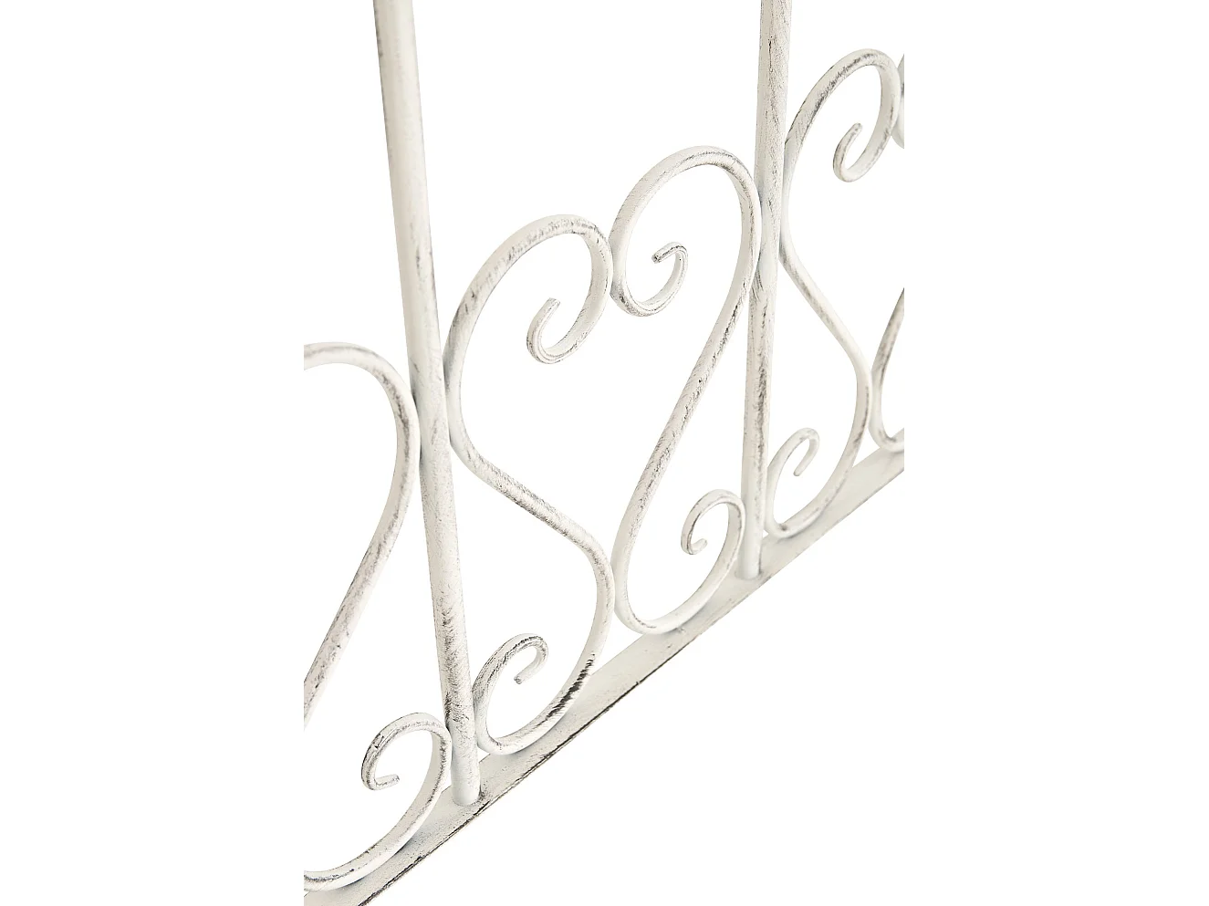 Treillis de jardin support métal blanche 100 x 1.5 x 150 cm 10_0003878