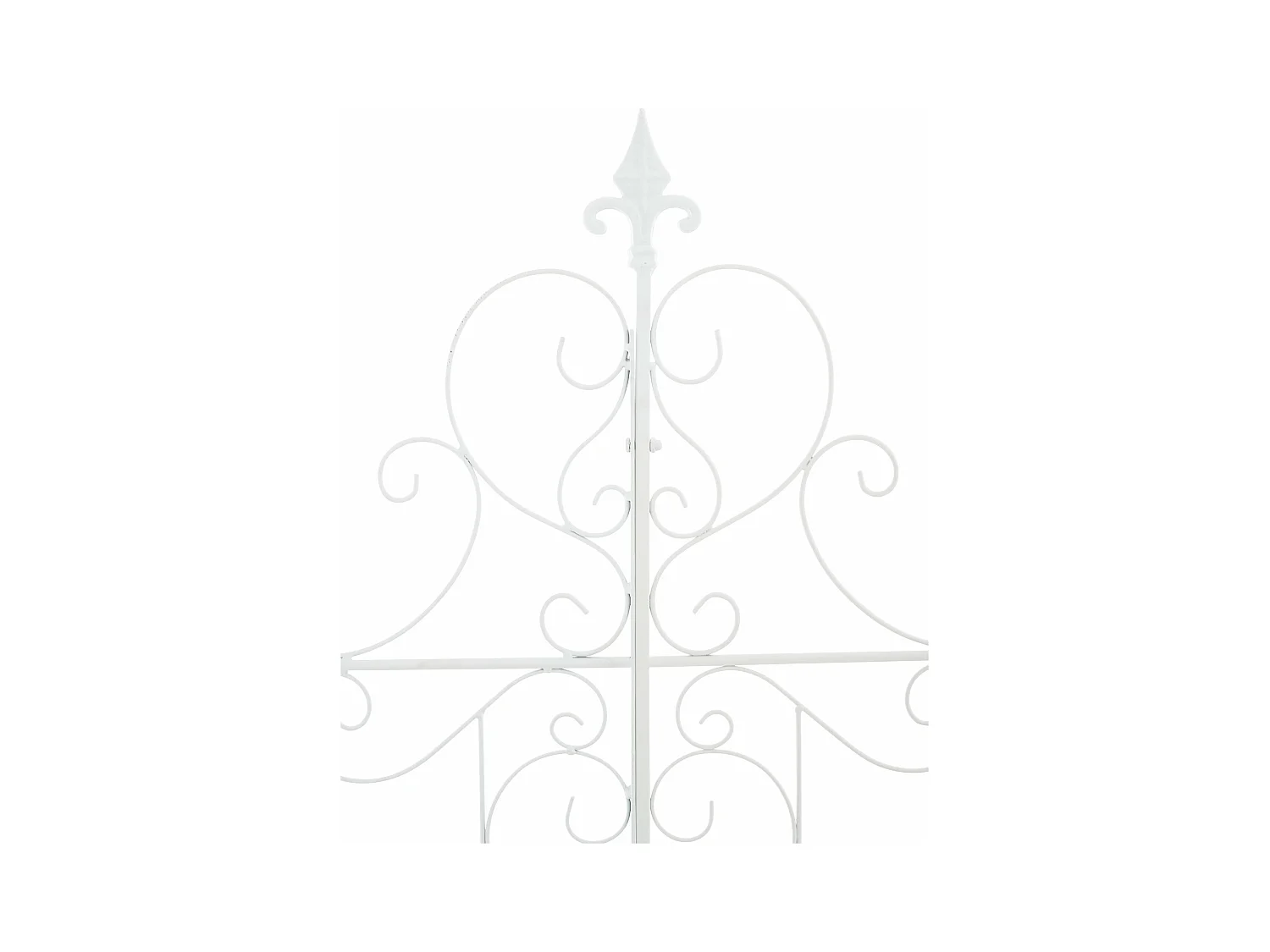 Lot de 2 treillis métal blanche 99 x 1 x 133 cm 10_0003837