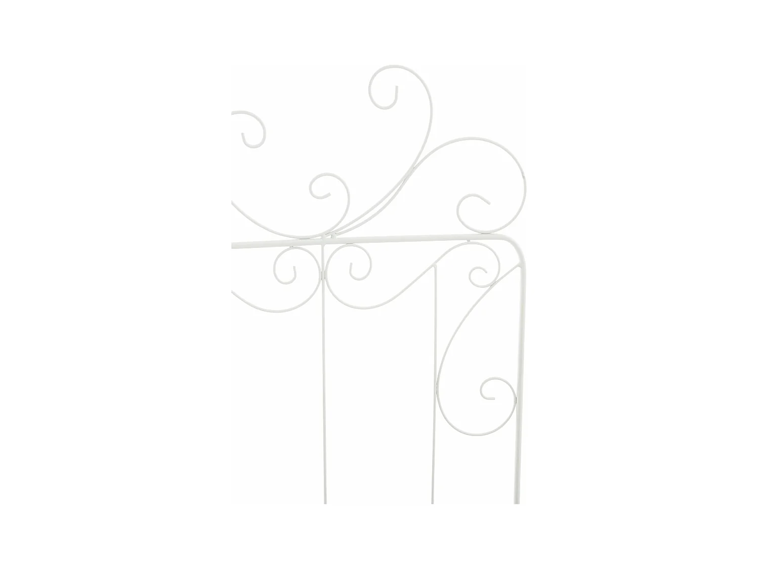 Lot de 2 treillis métal blanche 99 x 1 x 133 cm 10_0003837