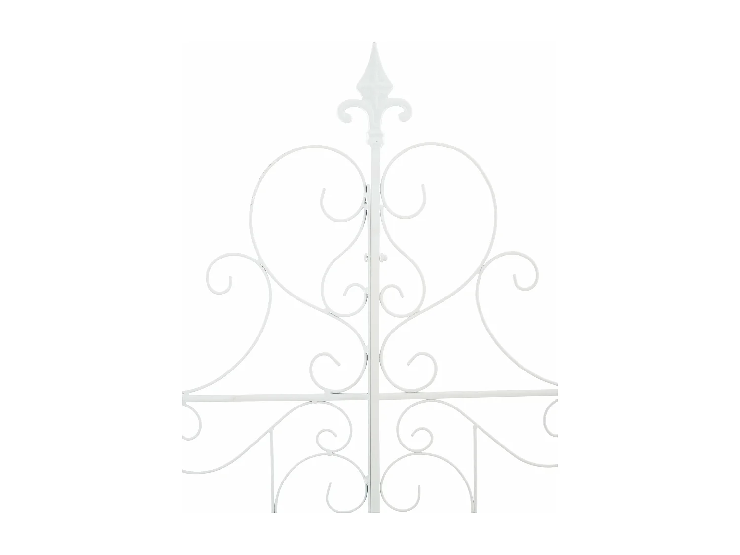 Treillis décoration de jardin métal blanche 99 x 1 x 133 cm 10_0003889