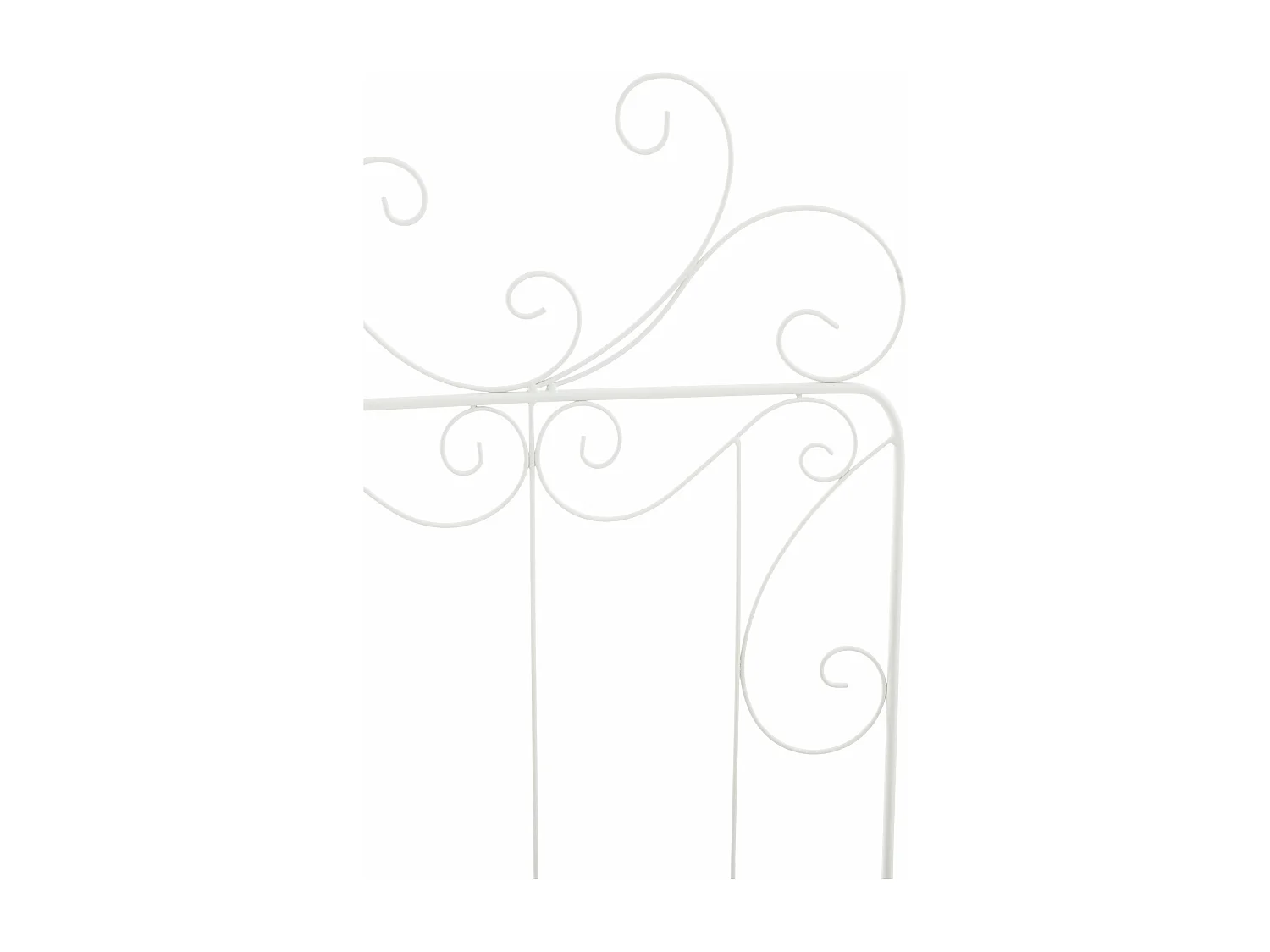Treillis décoration de jardin métal blanche 99 x 1 x 133 cm 10_0003889