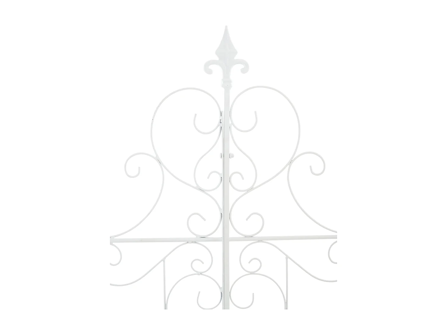 Treillis décoration de jardin métal blanche 99 x 1 x 133 cm 10_0003889