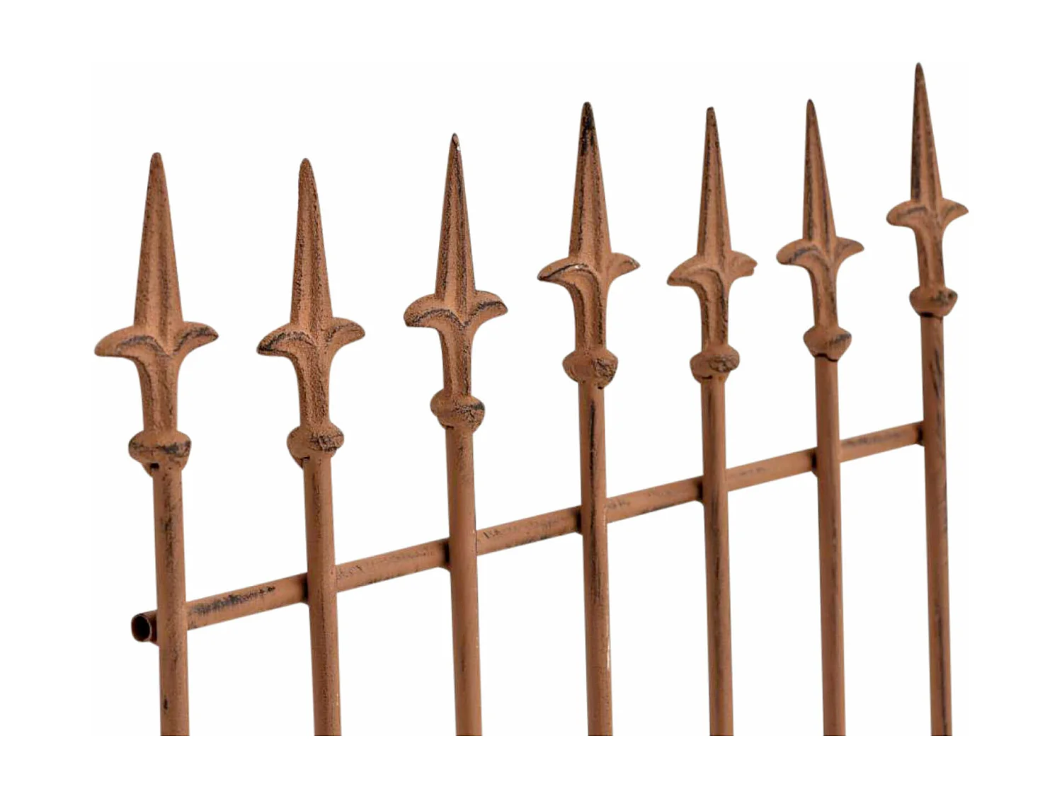 Lot de 2 treillis métal marron 50 x 0.7 x 100 cm 10_0003831