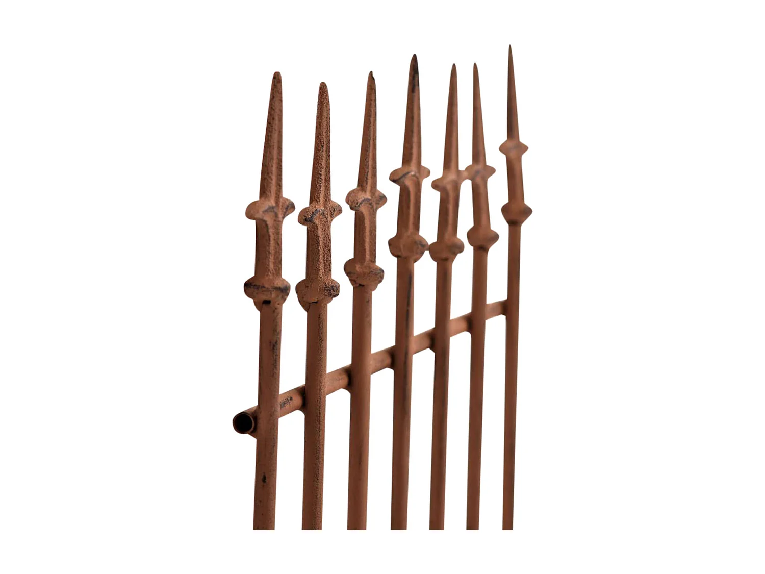 Lot de 2 treillis métal marron 50 x 0.7 x 100 cm 10_0003831