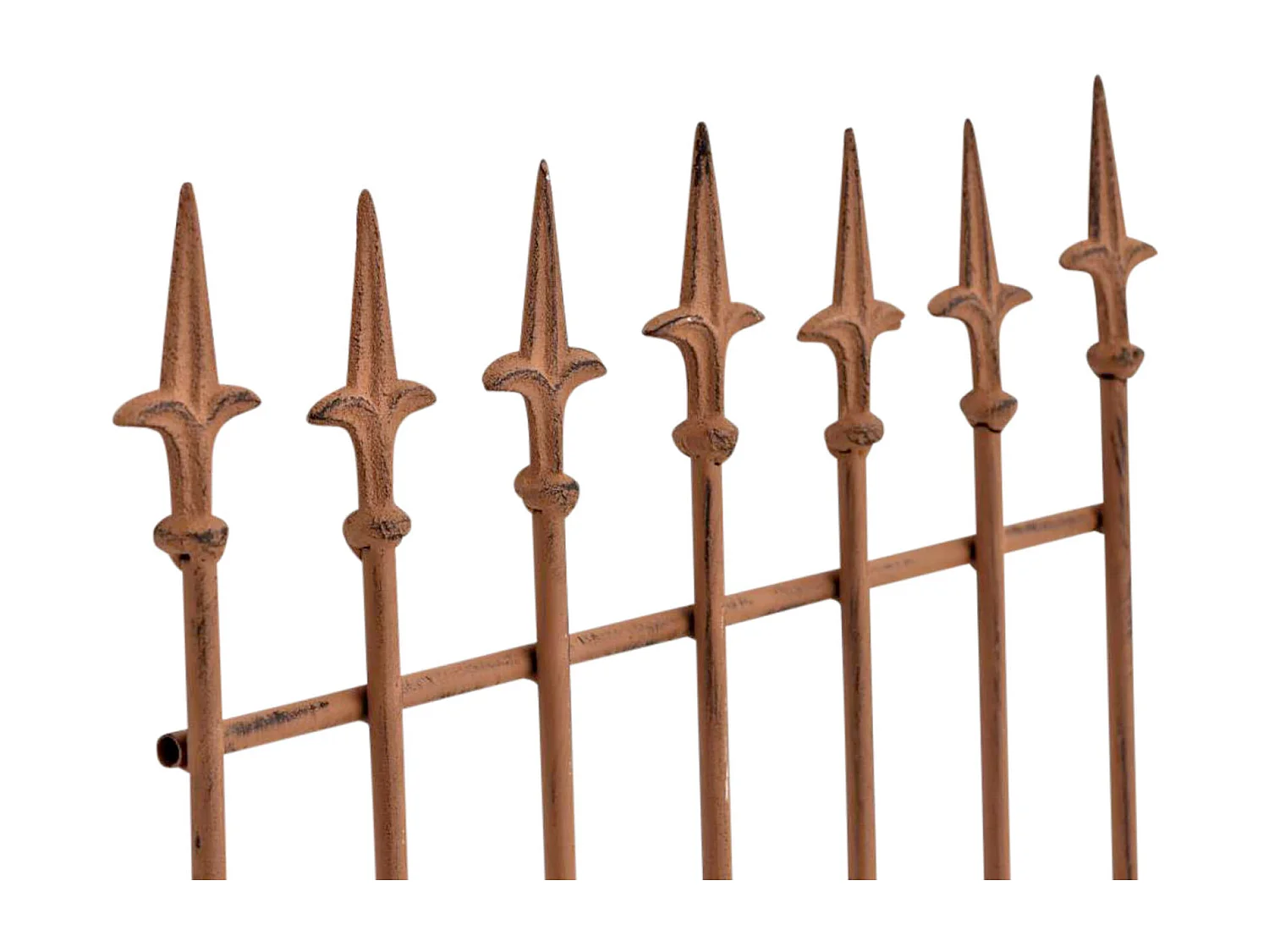 Lot de 2 treillis métal marron 50 x 0.7 x 100 cm 10_0003831