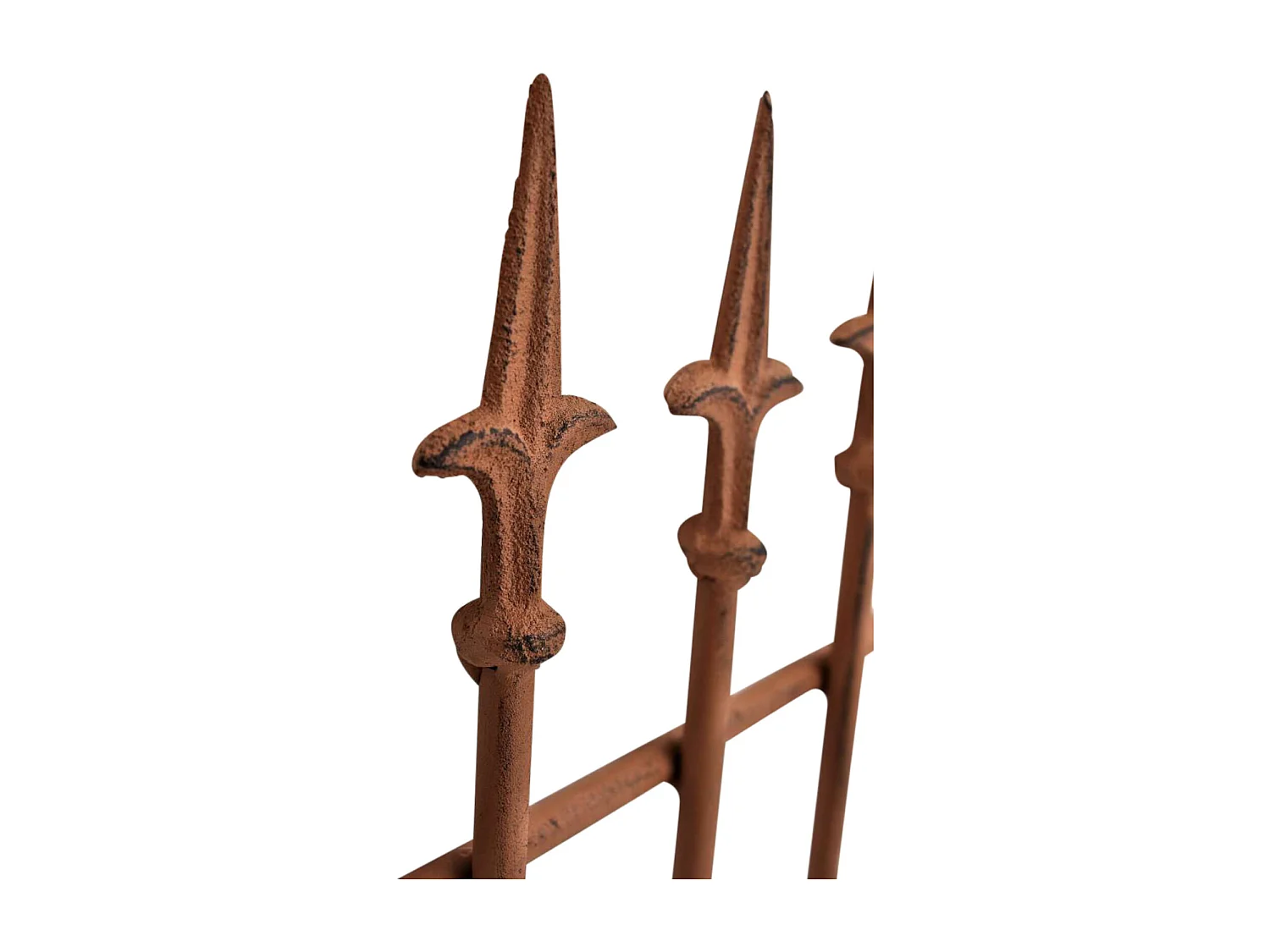 Lot de 2 treillis métal marron 50 x 0.7 x 100 cm 10_0003831