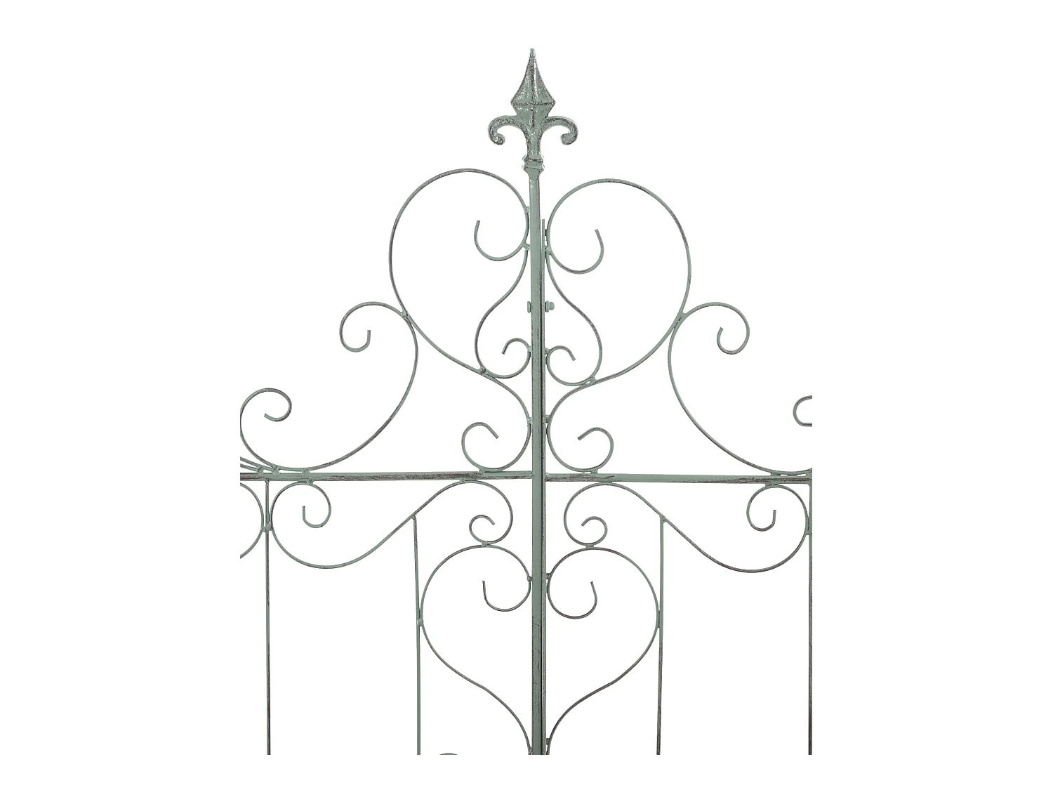 Treillis décoration de jardin métal argentée 99 x 1 x 133 cm 10_0003891