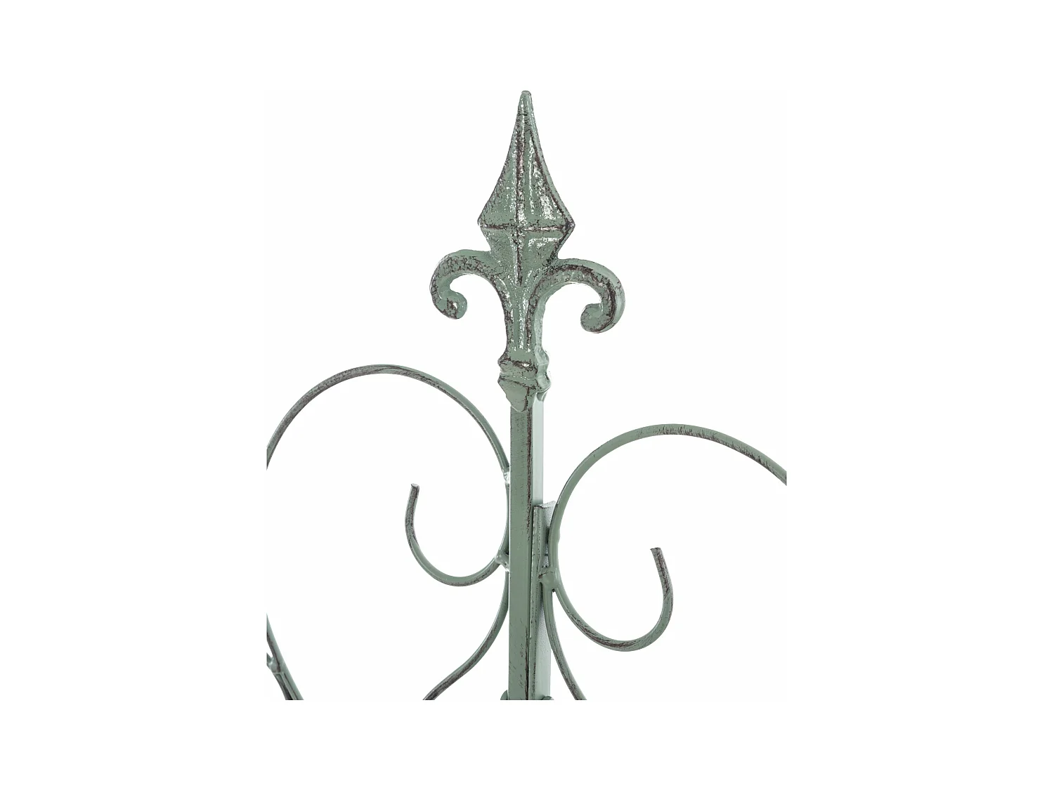 Treillis décoration de jardin métal argentée 99 x 1 x 133 cm 10_0003891