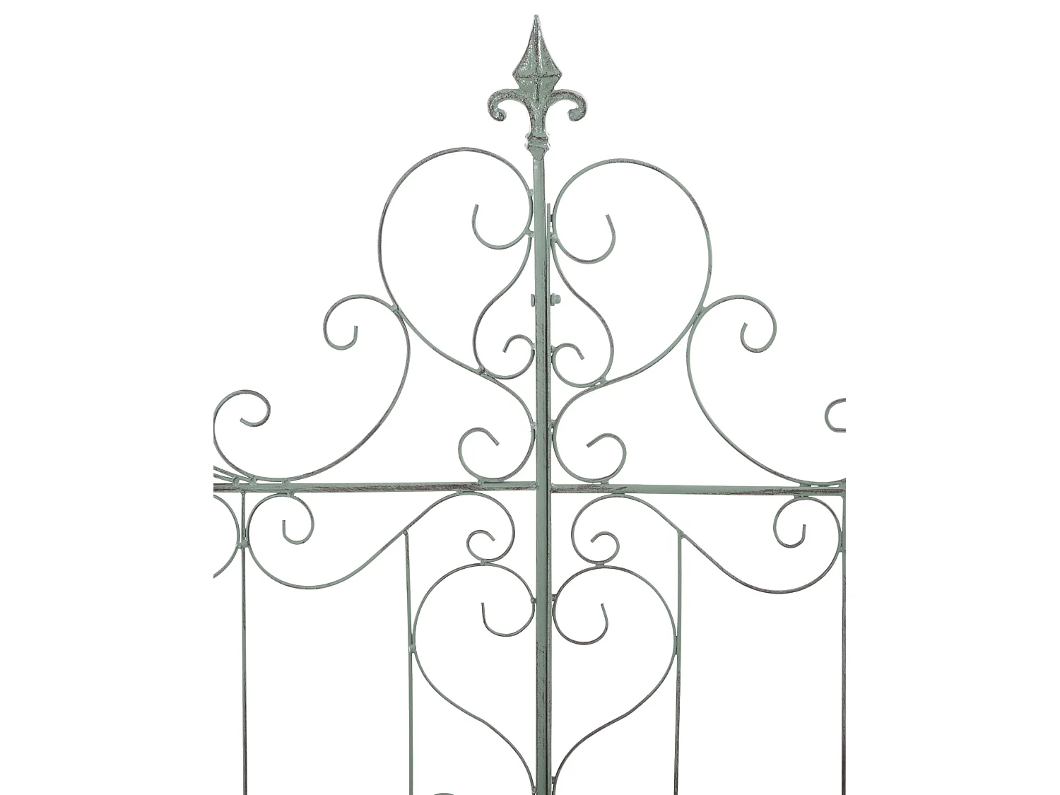 Treillis décoration de jardin métal argentée 99 x 1 x 133 cm 10_0003891