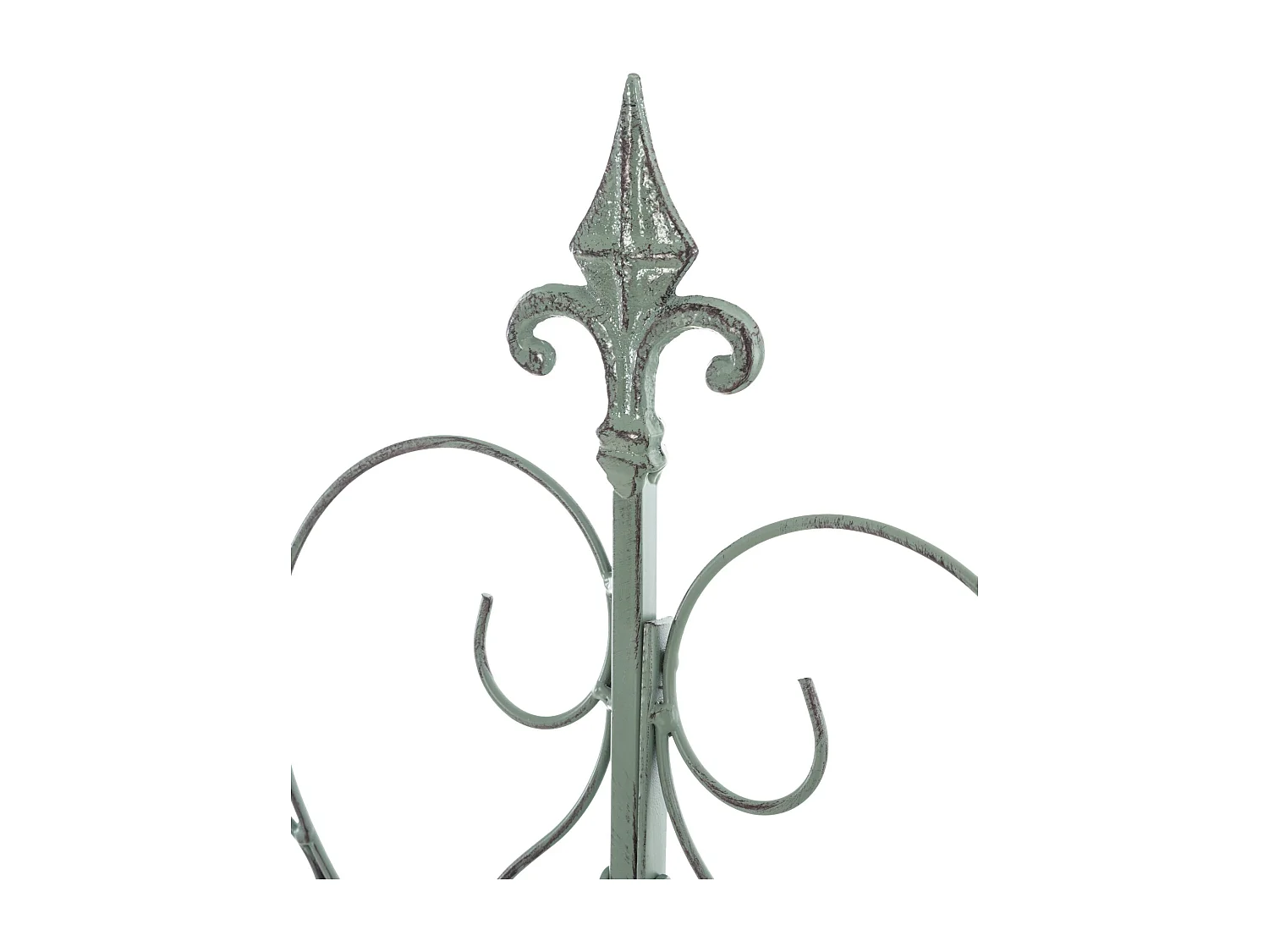 Treillis décoration de jardin métal argentée 99 x 1 x 133 cm 10_0003891