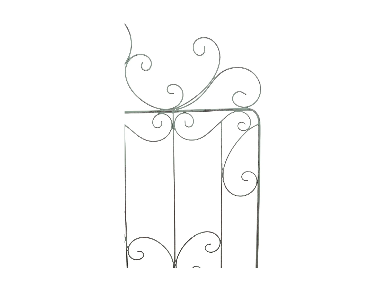 Treillis décoration de jardin métal argentée 99 x 1 x 133 cm 10_0003891