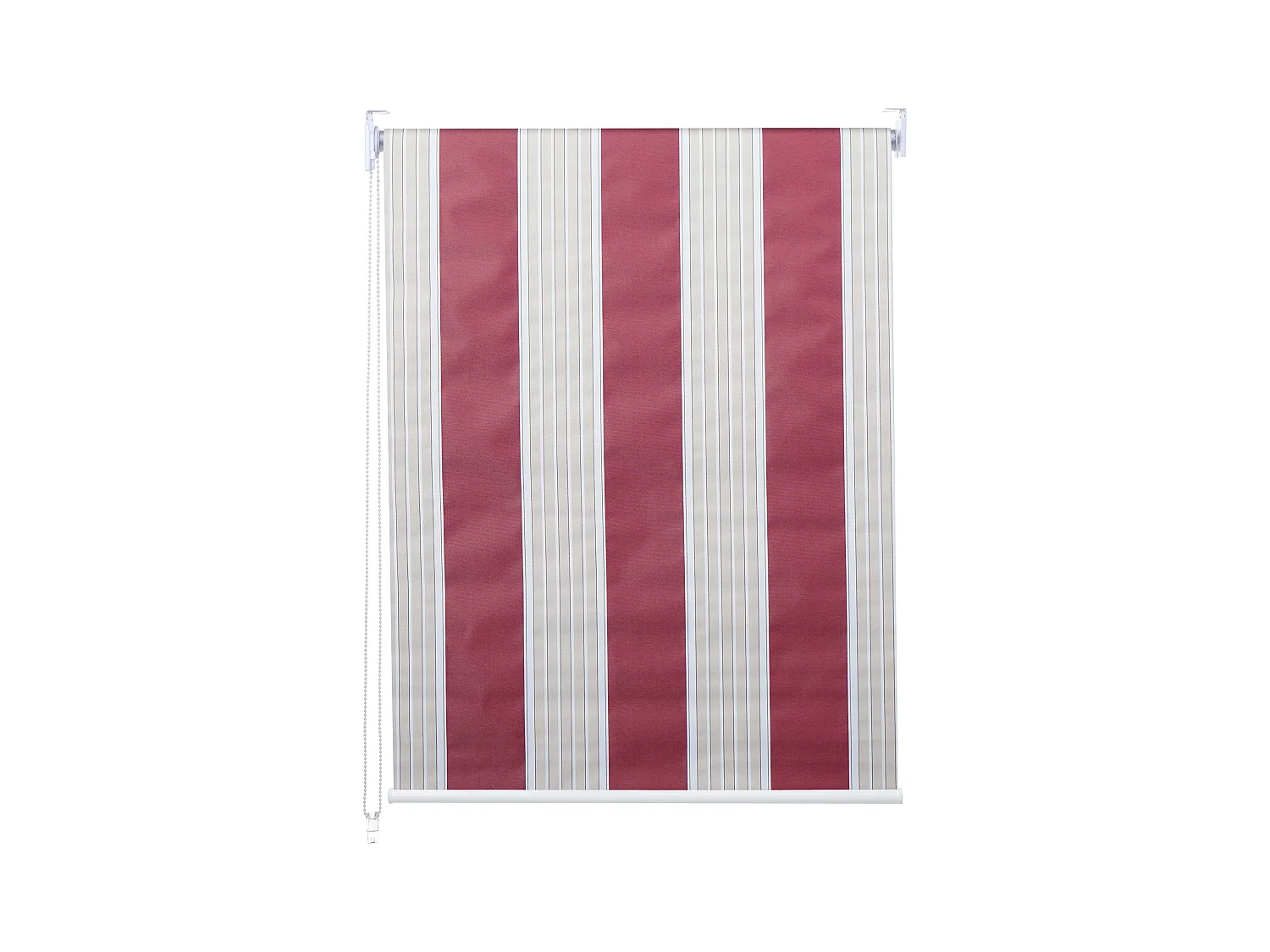 Store enrouleur de fenêtre blanche 60 x 0.3 x 230 cm 04_0004597