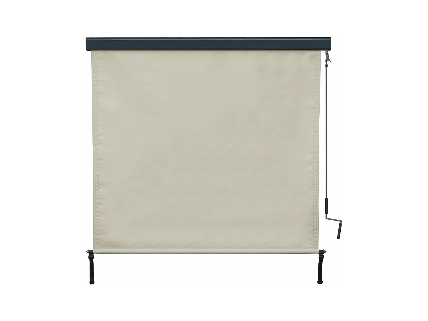 Store enrouleur de fenêtre beige 11 x 9 x 195 cm 04_0005775