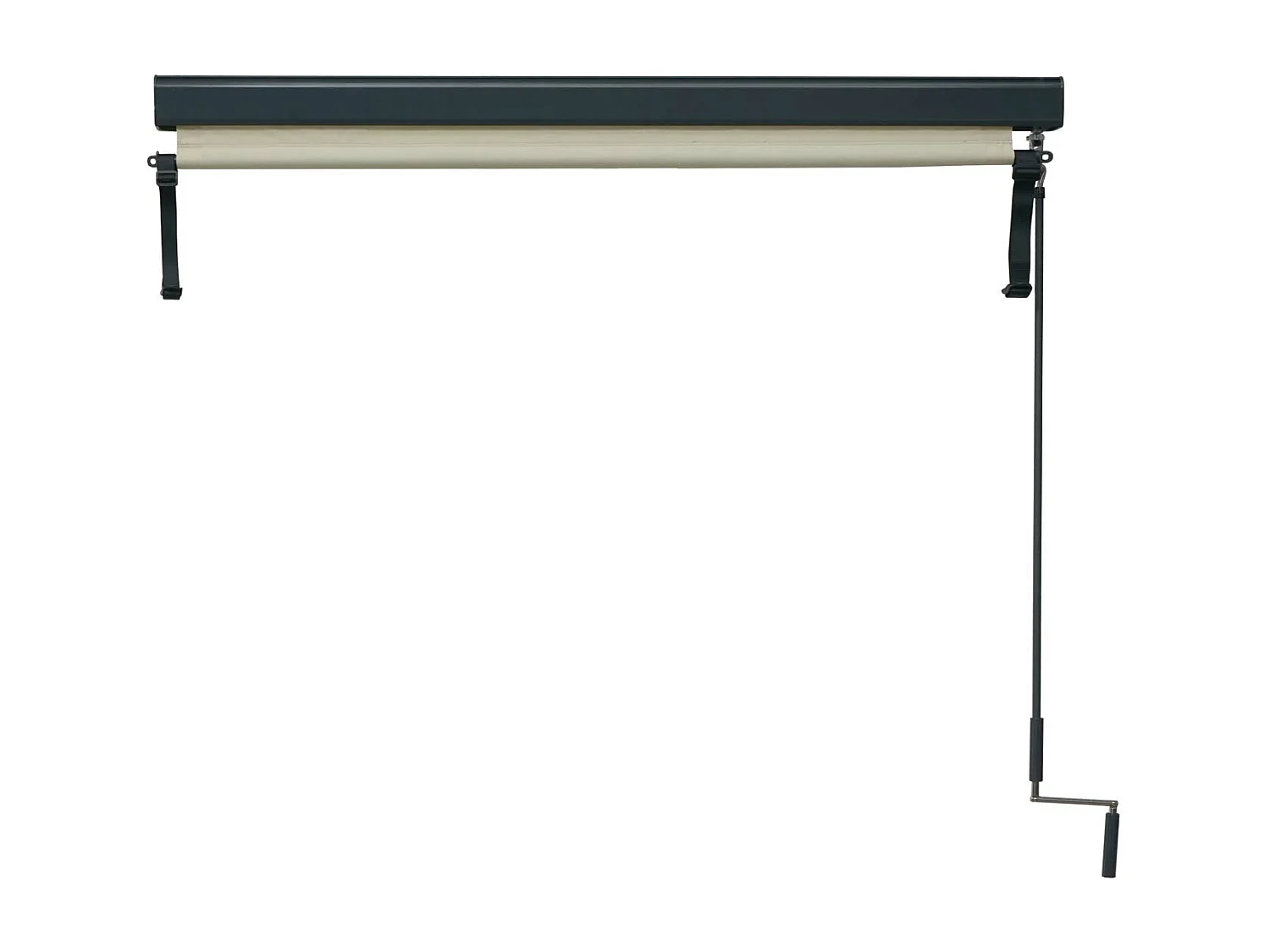 Store enrouleur de fenêtre beige 11 x 9 x 195 cm 04_0005775