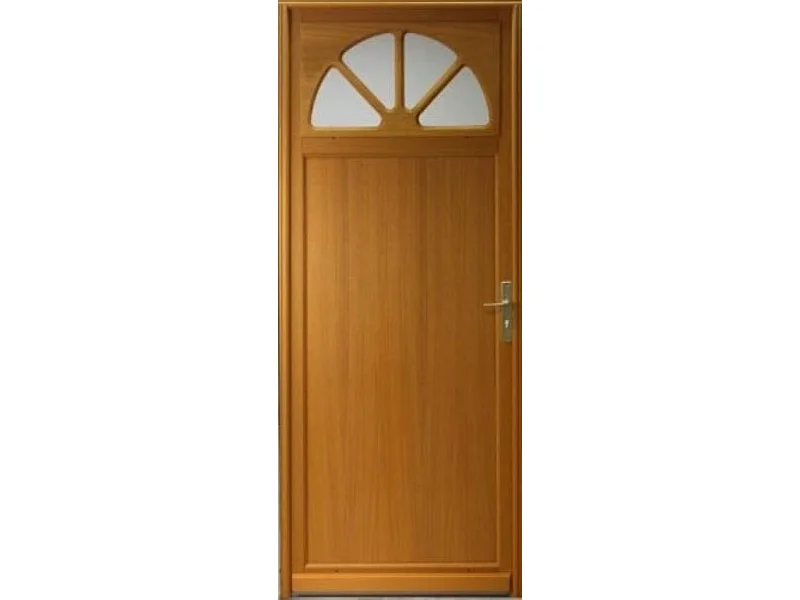 Porte De Service Bois Vitree Pixos, H,215xl,90 P,gauche + Poignee Et Barillet (ref 01245f924) Cotes Tableau Gd Menuiseries