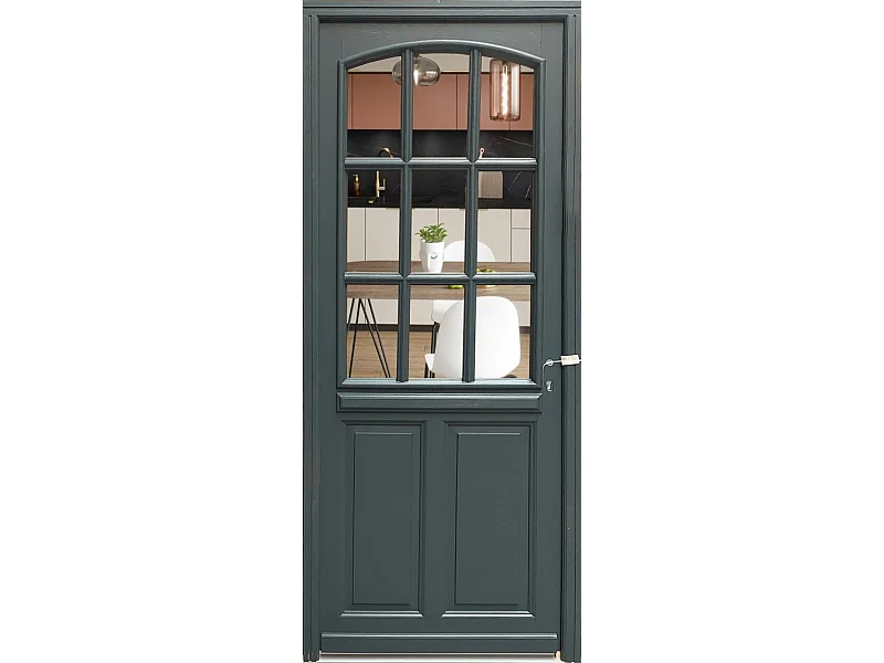 Porta d'ingresso in legno Exo modello 'alexa' 215X90 a sinistra senza maniglia