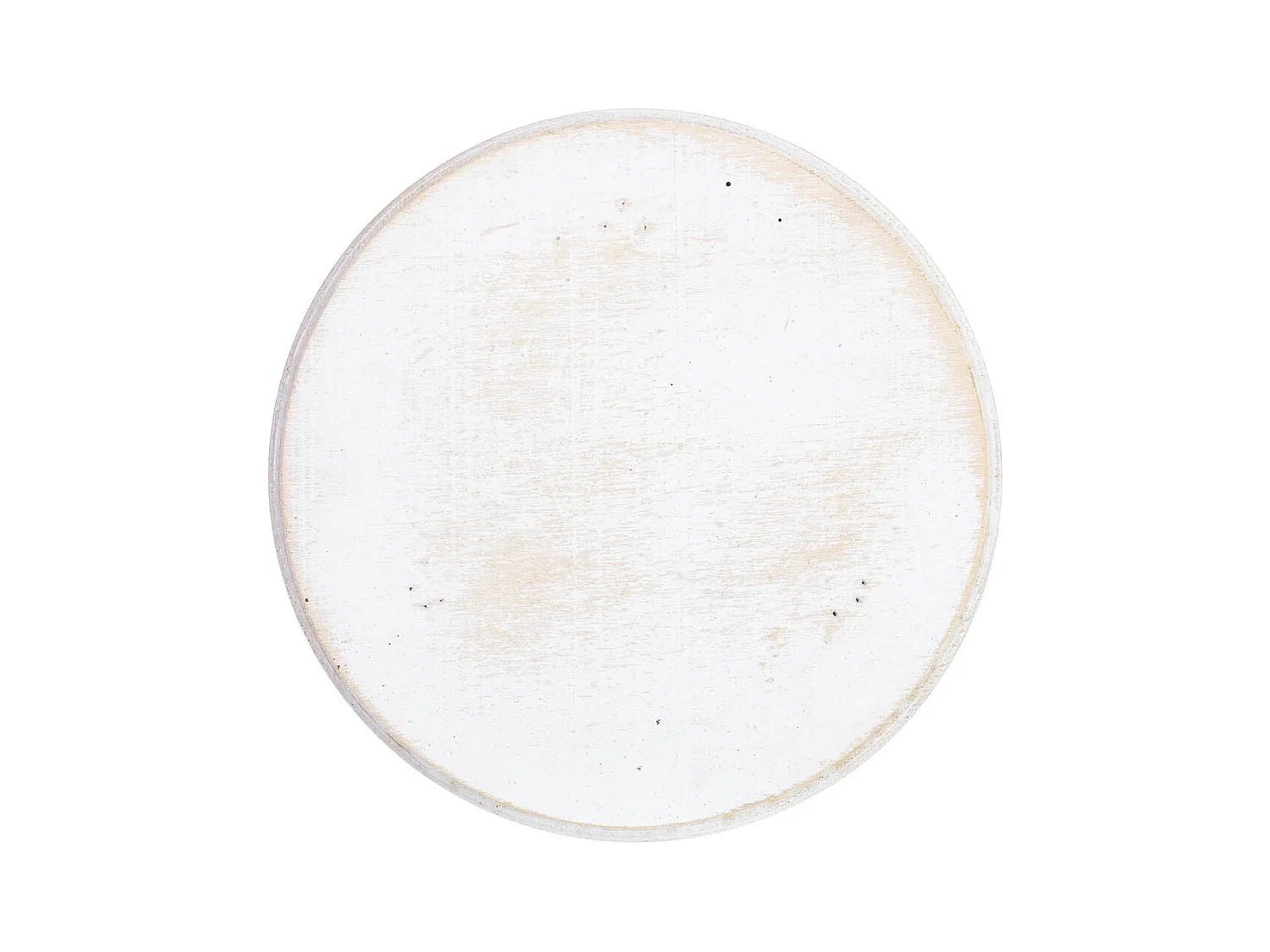 Support pour pot de fleurs en bois blanc 21x21x11h cm