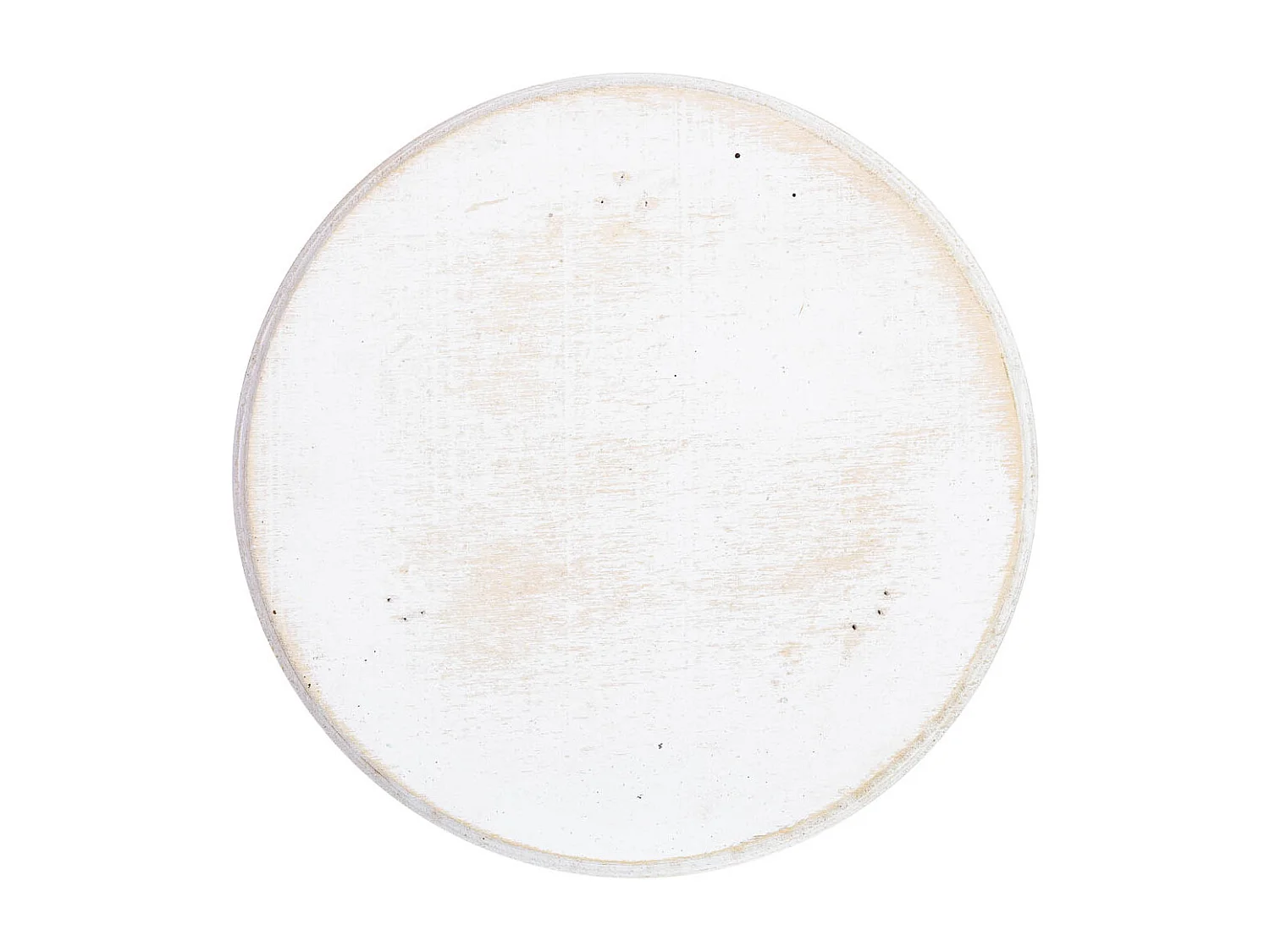 Suporte para vasos em madeira branca 21x21x11h cm