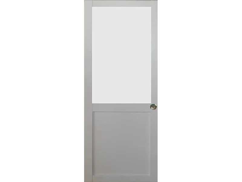 Porte Coulissante Athena Blanc H204 X L83 Et Coquilles Gd Menuiseries