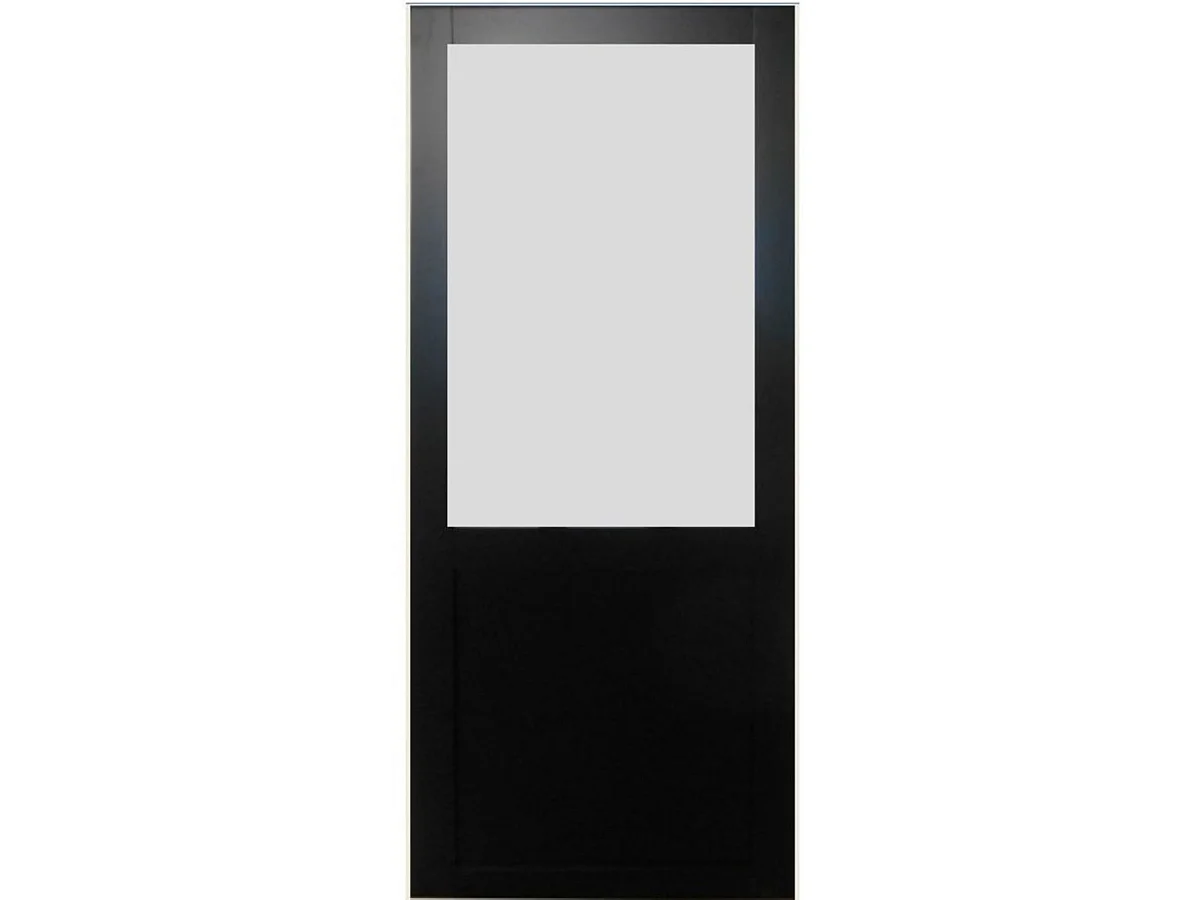 Porte Coulissante Athena Noir H204 X L83 Cm Gd Menuiseries