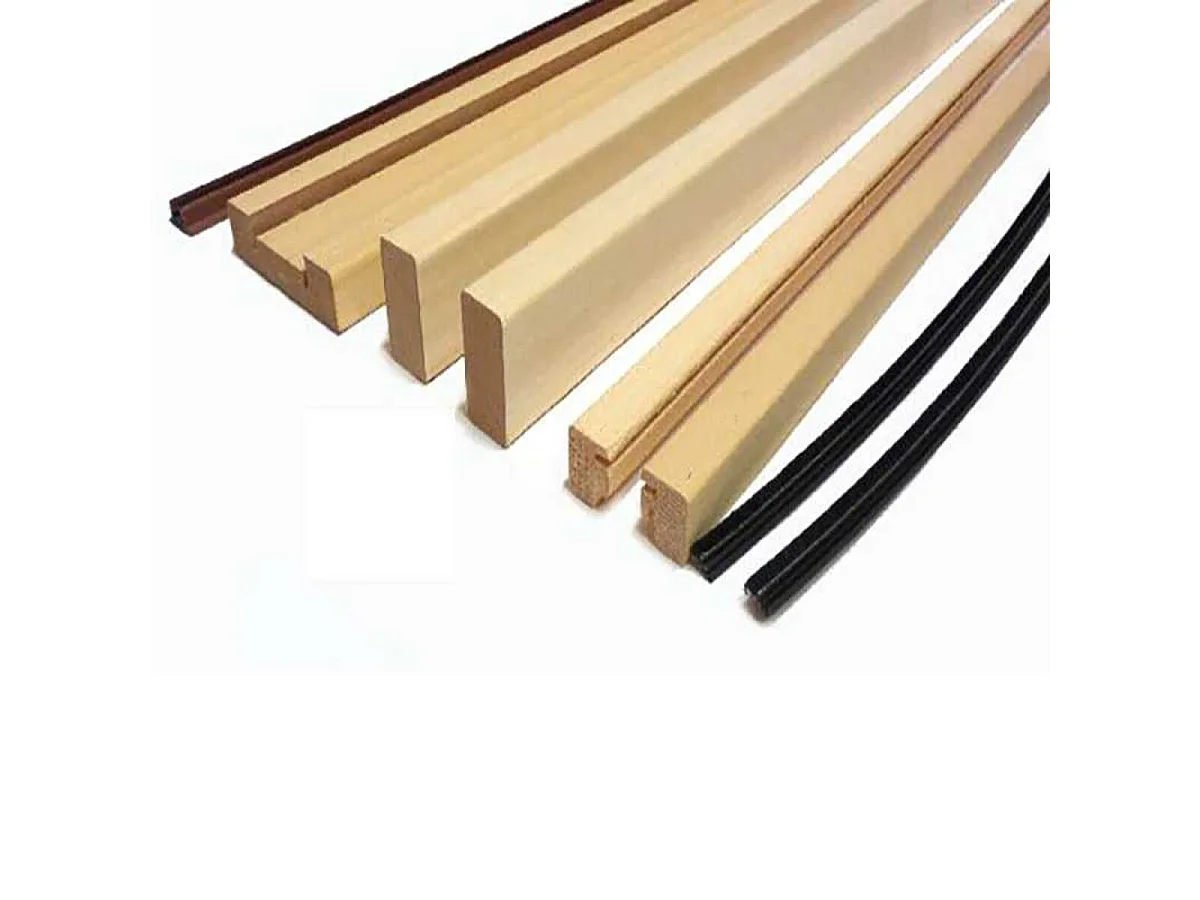 Puerta corredera Athena negra H204 x L73 cm, empotrada, kit de acabado Gd Menusieries sin manilla
