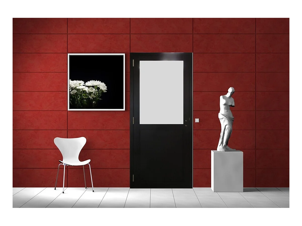 Bloc Porte Athena Noir  H204 X L73 Poussant Gauche Cotes Tableau Gd Menuiseries