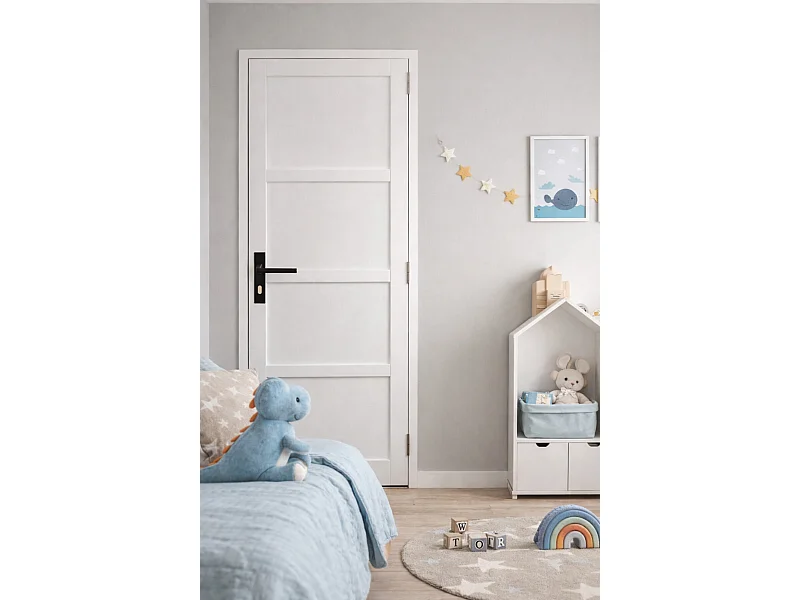 Bloc Porte Tamera Blanc H204 X L73 Côte Tableau P.gauche,poignee Gd Menuiseries