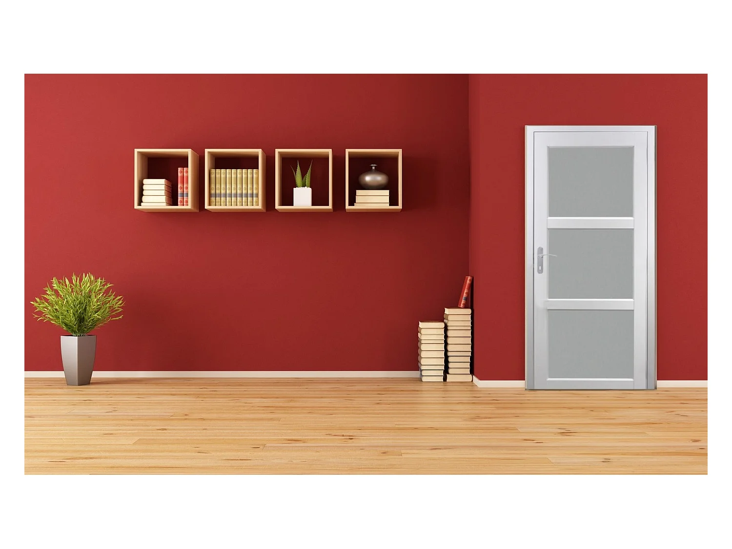 Bloc Porte Kenya Blanc Vitre H204 X L73 Poussant Droite Cotes Tableau +poignee Gd Menuiseries