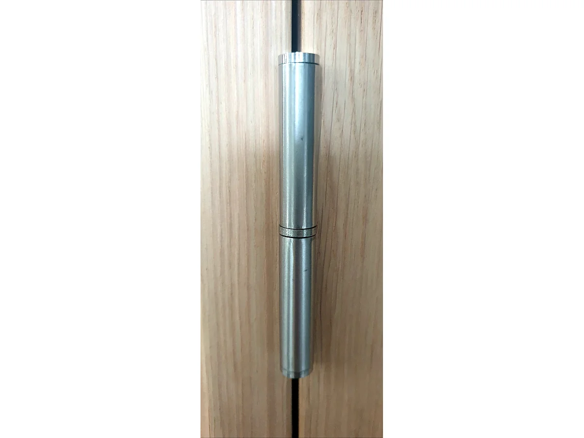 Bloque Puerta Telia Negra con Cristal H204 x L83 cm, Costado Tablero P. derecha, manija GD MENUISERIES