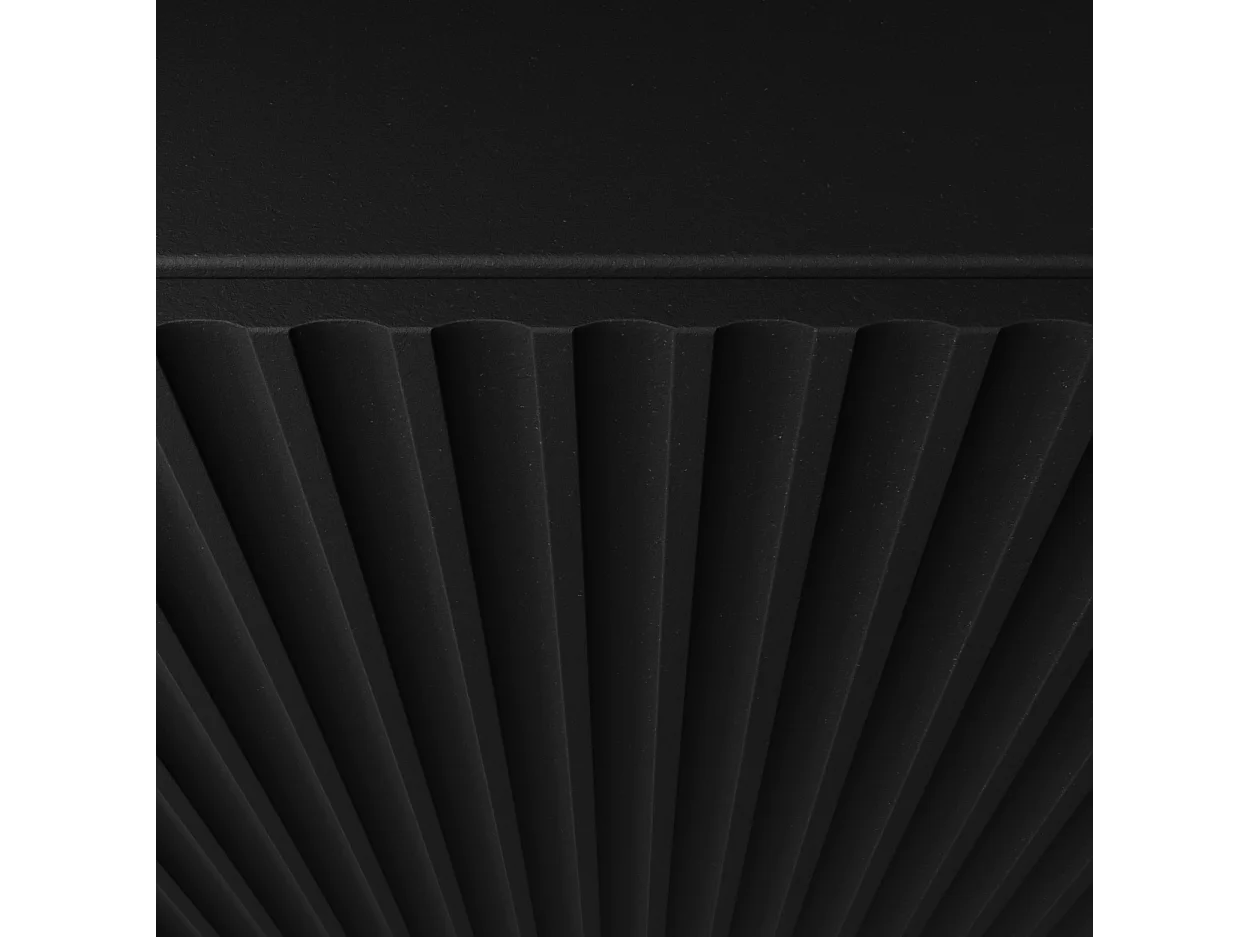 TV-Schrank Neo, Wohnwand, Lowboard, TV Ständer, Wohnwand, Wohnzimmer, TV Board, Fernseher, Highboard, Fernsehschrank, 200 cm, 3-türig, schwarz