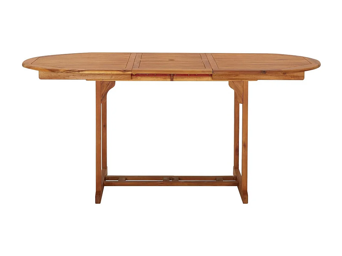 Ensemble de salle à manger de jardin 7pcs Résine tressée Marron 2