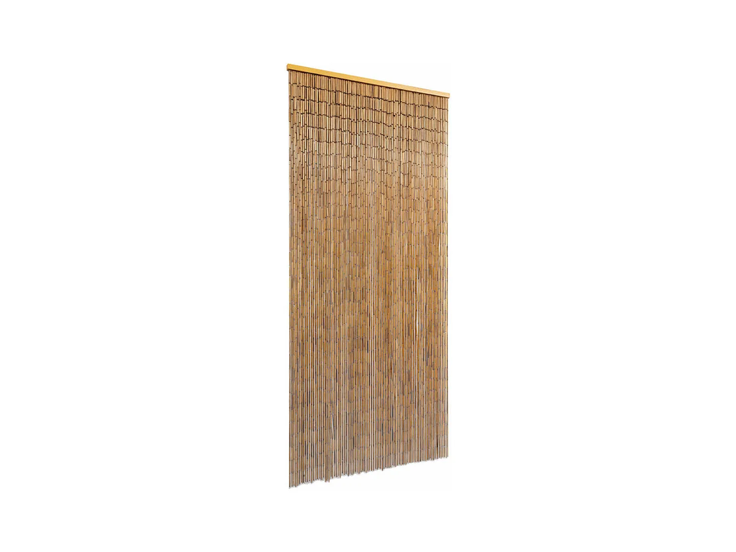 Rideau de porte Bambou bambou marron 90 x 90 x 200 cm DEC022172
