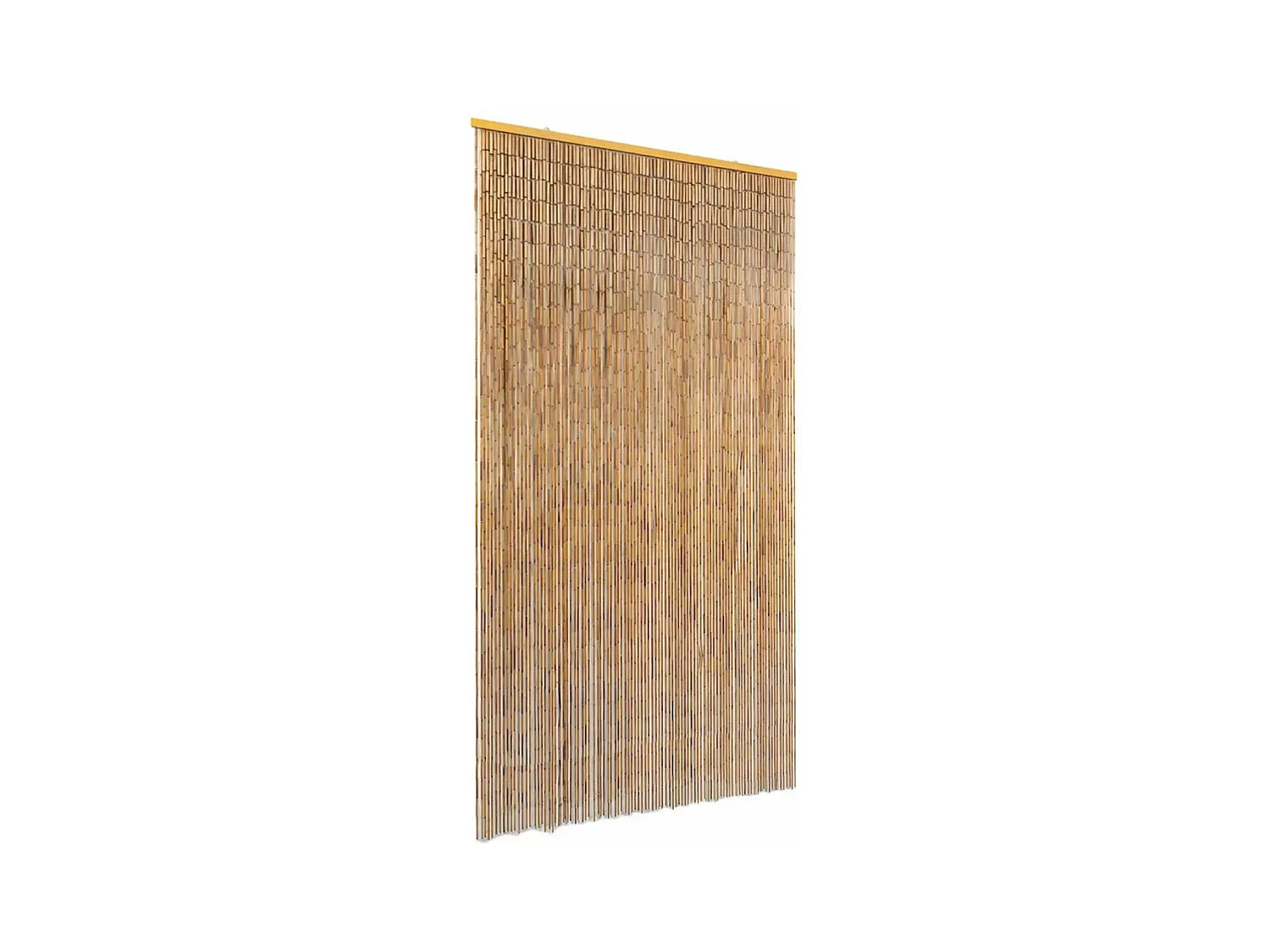 Rideau de porte contre bambou marron 100 x 100 x 220 cm DEC022198