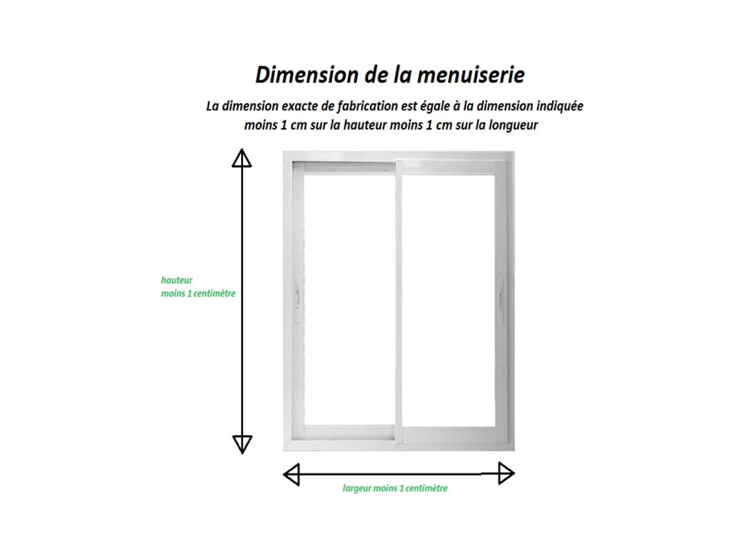 Fenetre Coulissante Aluminium H105 X L100 Blanc 2 Vantaux Gd Menuiseries