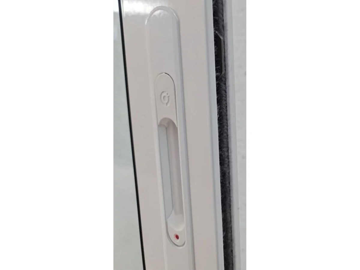 Fenetre Coulissante Aluminium H105 X L100 Cm Blanc 2 Vantaux Gd Menuiseries