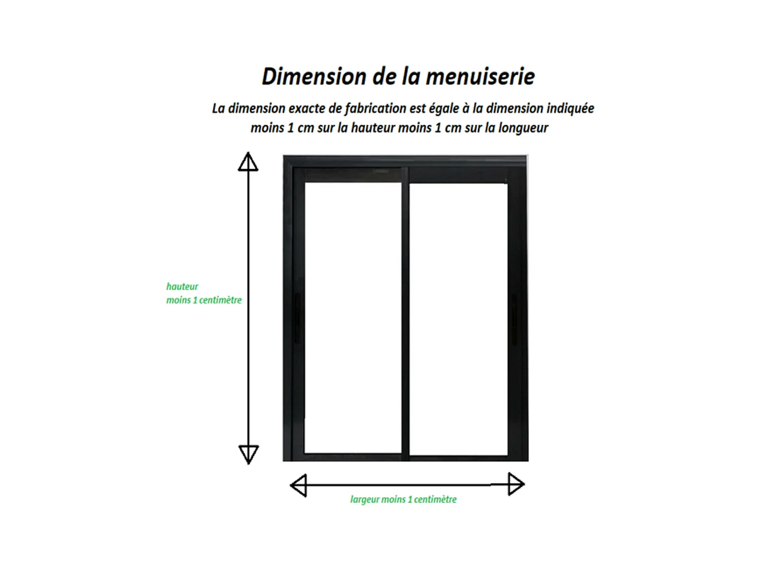 Fenetre Coulissante Aluminium  H105 X L100 Gris Ral 7016 2 Vantaux Gd Menuiseries