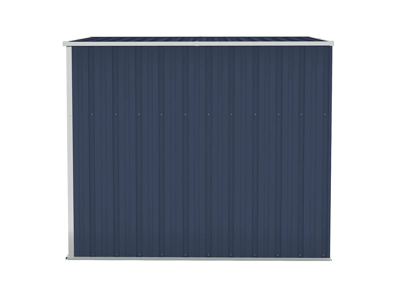 Abri de jardin mural Anthracite 118x194x178 Acier