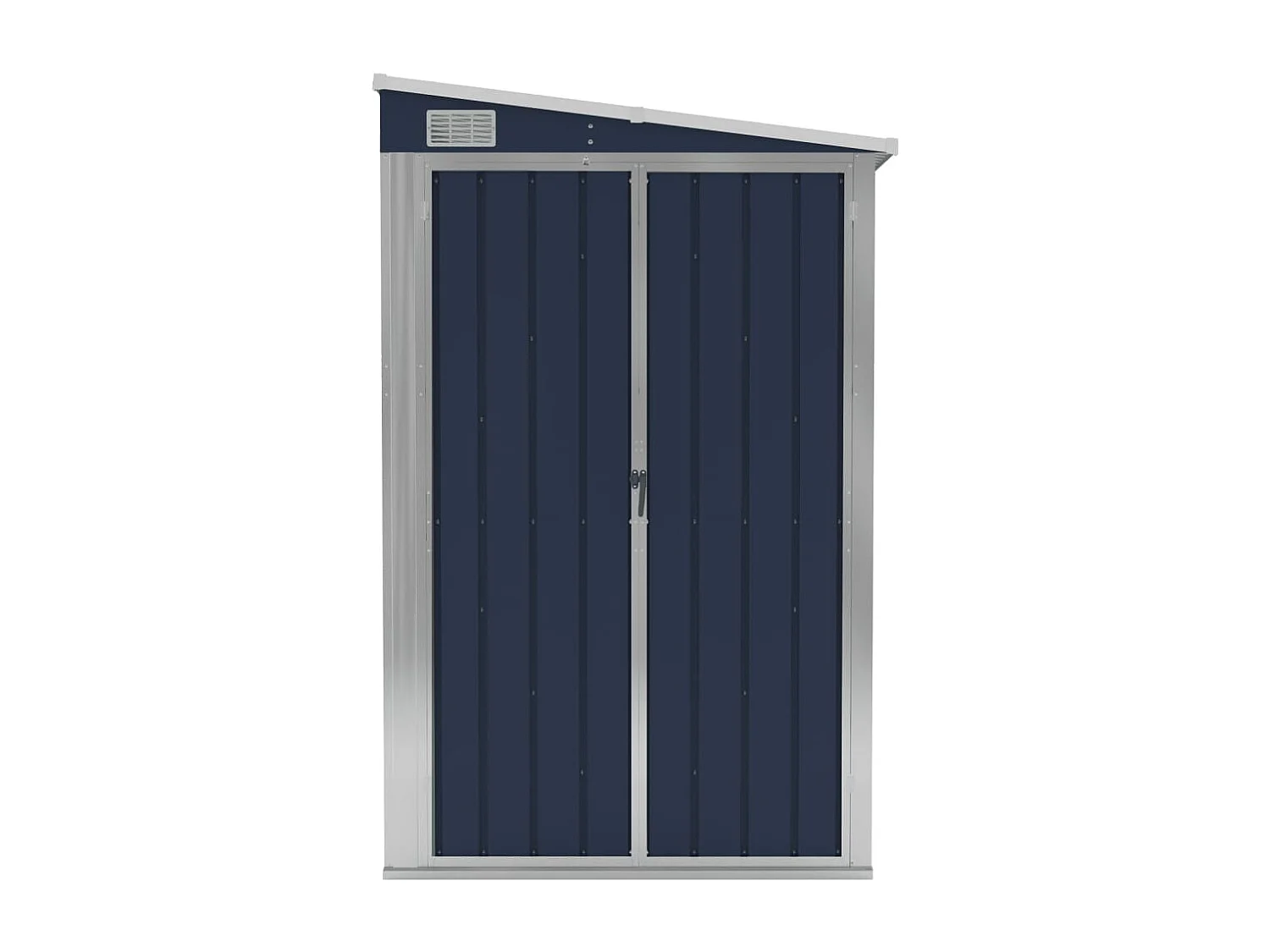 Abri de jardin mural Anthracite 118x194x178 Acier