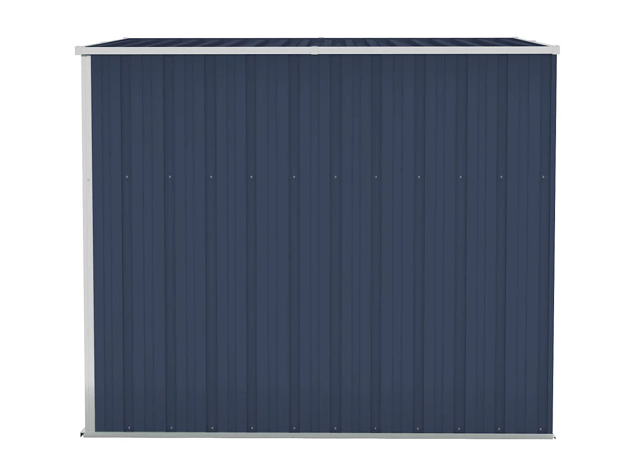 Abri de jardin mural Anthracite 118x194x178 Acier