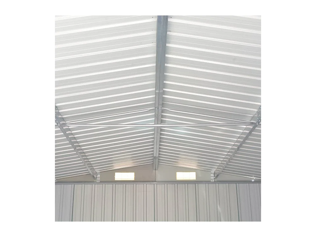 Abri de jardin 257x489x181 Métal Marron