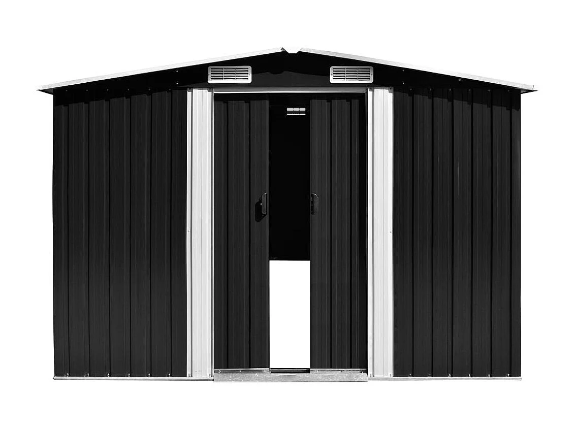 Abri de jardin 257x580x181 Métal Anthracite
