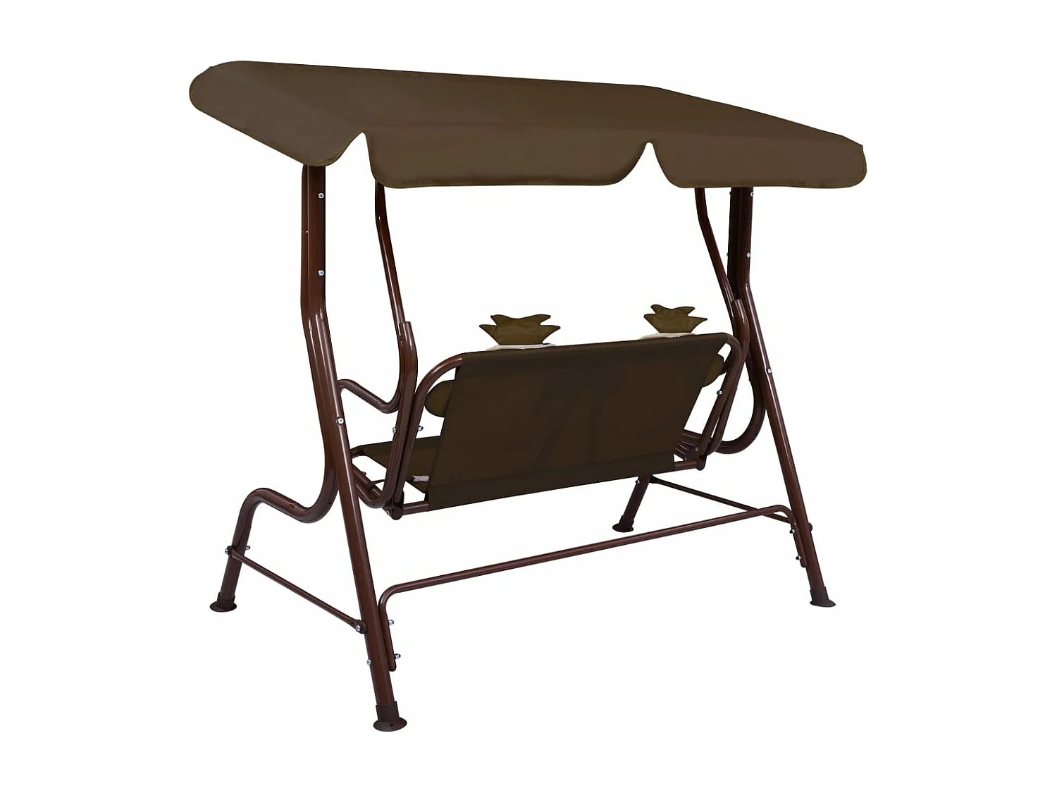 Balancelle pour enfants Marron 115x75x110 Tissu