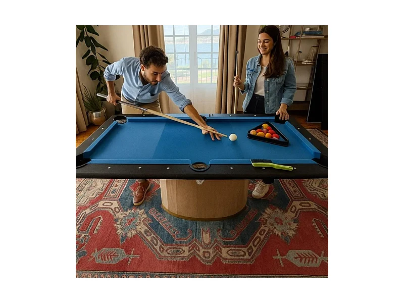 Billard Américain- Version Plateau Nomade Compacte 165,6 x 92,5 cm