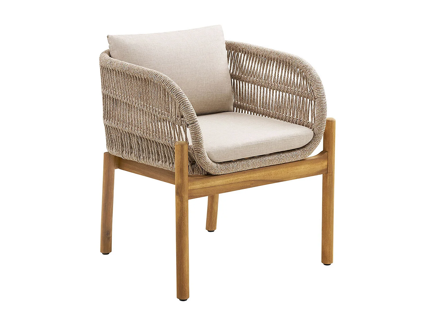 Terracina tuinmeubelset Met 5 delen bruin, beige.